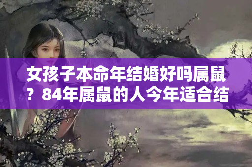 女孩子本命年结婚好吗属鼠？84年属鼠的人今年适合结婚吗