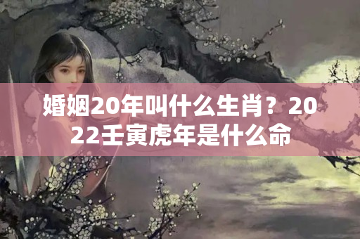 婚姻20年叫什么生肖？2022壬寅虎年是什么命