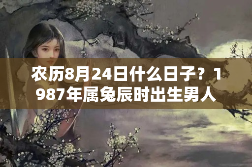 农历8月24日什么日子？1987年属兔辰时出生男人