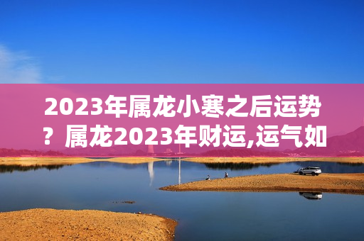 2023年属龙小寒之后运势？属龙2023年财运,运气如何