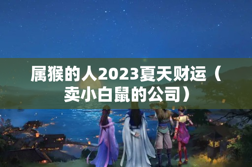 属猴的人2023夏天财运（卖小白鼠的公司）