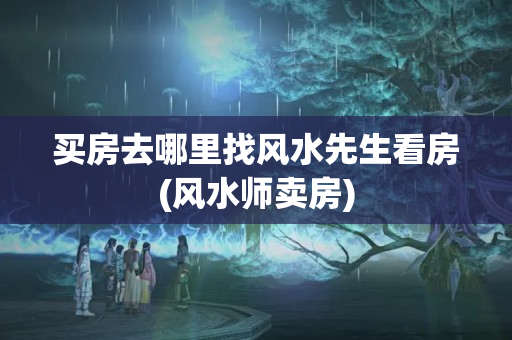 买房去哪里找风水先生看房(风水师卖房)