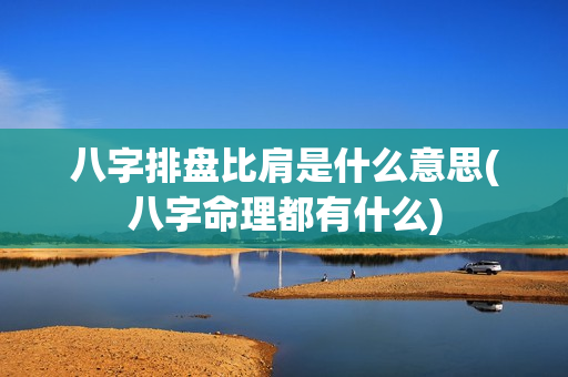 八字排盘比肩是什么意思(八字命理都有什么)