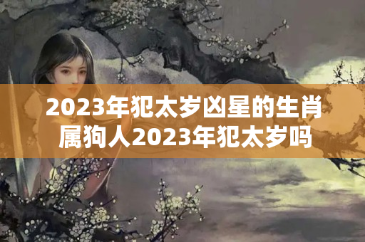 2023年犯太岁凶星的生肖 属狗人2023年犯太岁吗