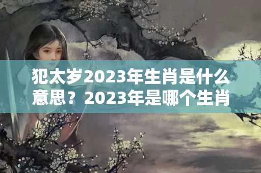 犯太岁2023年生肖是什么意思？2023年是哪个生肖犯太岁