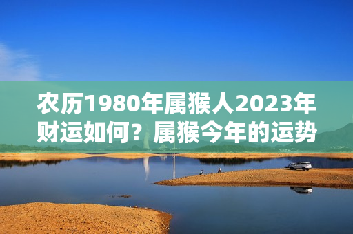 农历1980年属猴人2023年财运如何？属猴今年的运势怎么样2023年