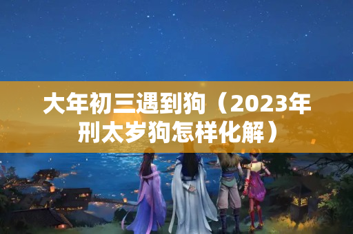 大年初三遇到狗（2023年刑太岁狗怎样化解）