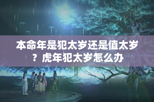 本命年是犯太岁还是值太岁？虎年犯太岁怎么办