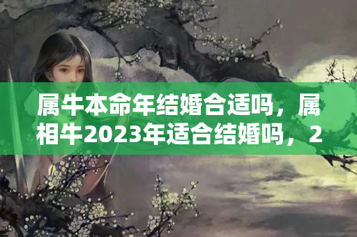 属牛本命年结婚合适吗，属相牛2023年适合结婚吗，2023年是85年生属牛的本命年，请问要注