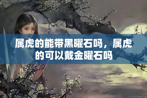 属虎的能带黑曜石吗，属虎的可以戴金曜石吗