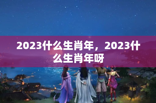 2023什么生肖年，2023什么生肖年呀