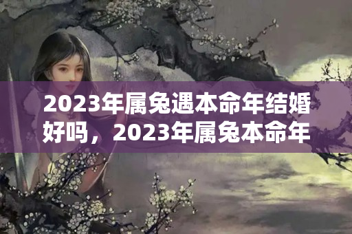 2023年属兔遇本命年结婚好吗，2023年属兔本命年可以结婚吗