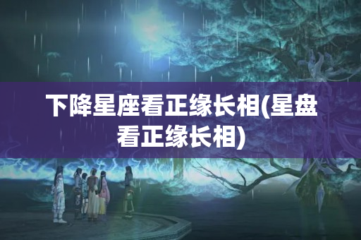 下降星座看正缘长相(星盘看正缘长相)