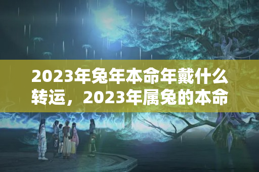 2023年兔年本命年戴什么转运，2023年属兔的本命年好不好