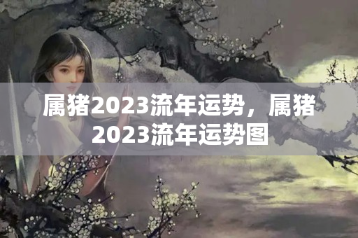 属猪2023流年运势，属猪2023流年运势图