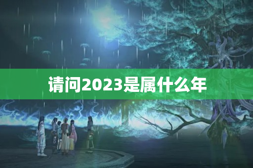 请问2023是属什么年