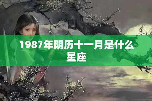 1987年阴历十一月是什么星座