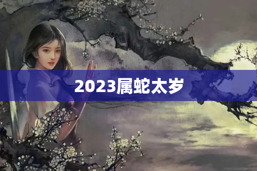 2023属蛇太岁