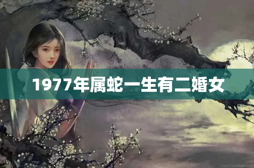 1977年属蛇一生有二婚女