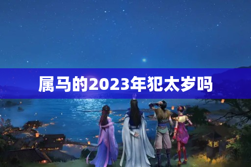 属马的2023年犯太岁吗