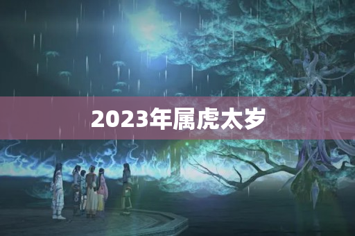 2023年属虎太岁