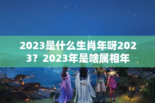 2023是什么生肖年呀2023？2023年是啥属相年