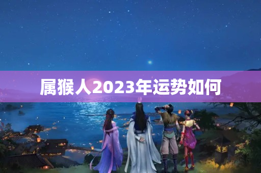 属猴人2023年运势如何