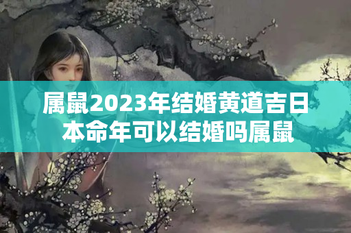 属鼠2023年结婚黄道吉日 本命年可以结婚吗属鼠