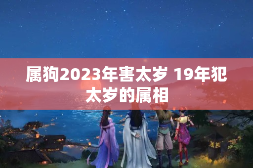 属狗2023年害太岁 19年犯太岁的属相