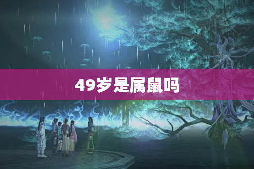 49岁是属鼠吗