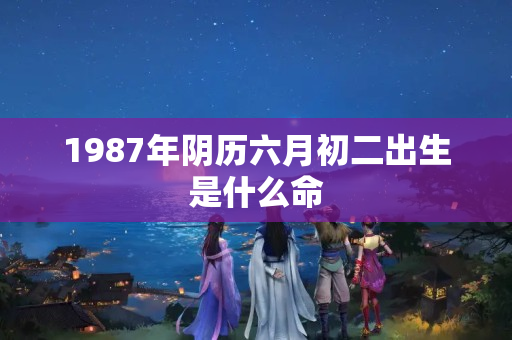 1987年阴历六月初二出生是什么命