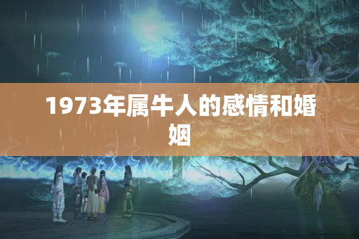 1973年属牛人的感情和婚姻