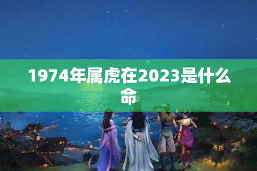 1974年属虎在2023是什么命