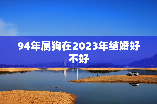 94年属狗在2023年结婚好不好