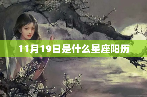 11月19日是什么星座阳历