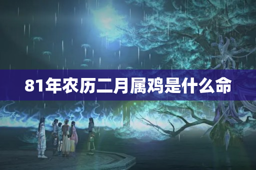 81年农历二月属鸡是什么命