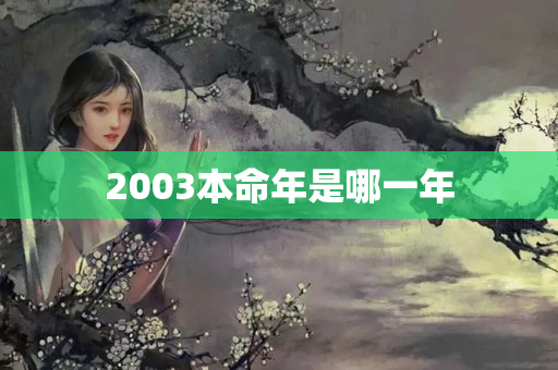 2003本命年是哪一年