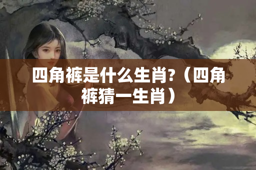 四角裤是什么生肖?（四角裤猜一生肖）