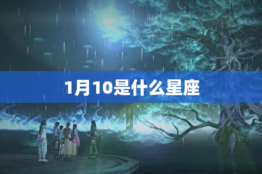 1月10是什么星座