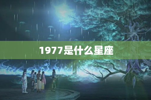 1977是什么星座