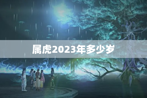 属虎2023年多少岁