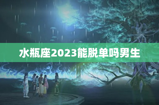 水瓶座2023能脱单吗男生