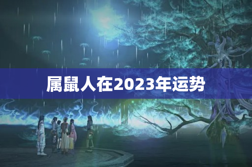 属鼠人在2023年运势