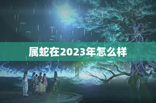 属蛇在2023年怎么样