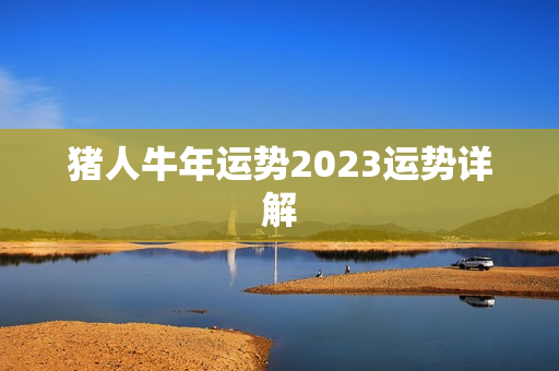 猪人牛年运势2023运势详解