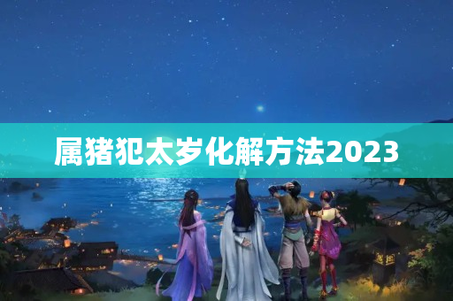 属猪犯太岁化解方法2023