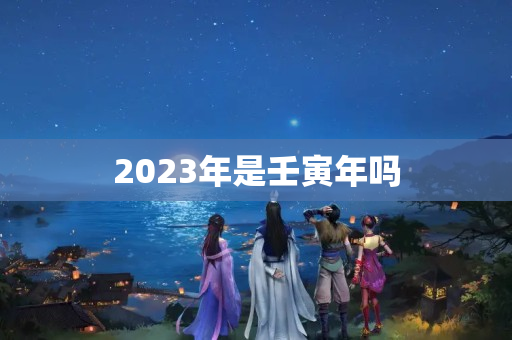 2023年是壬寅年吗