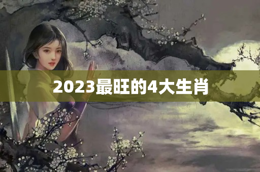 2023最旺的4大生肖