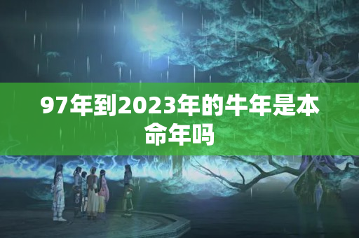 97年到2023年的牛年是本命年吗