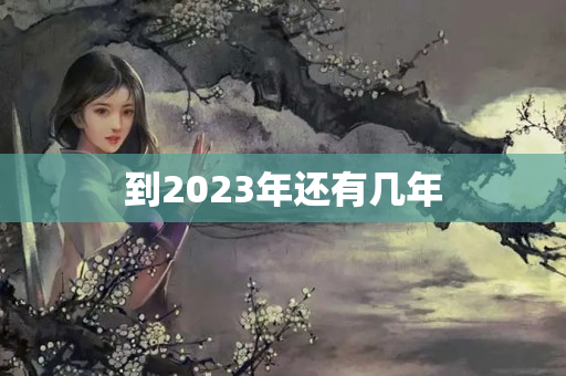 到2023年还有几年